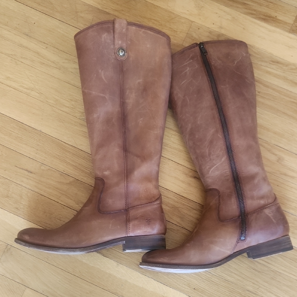 Frye Black Leather Boots